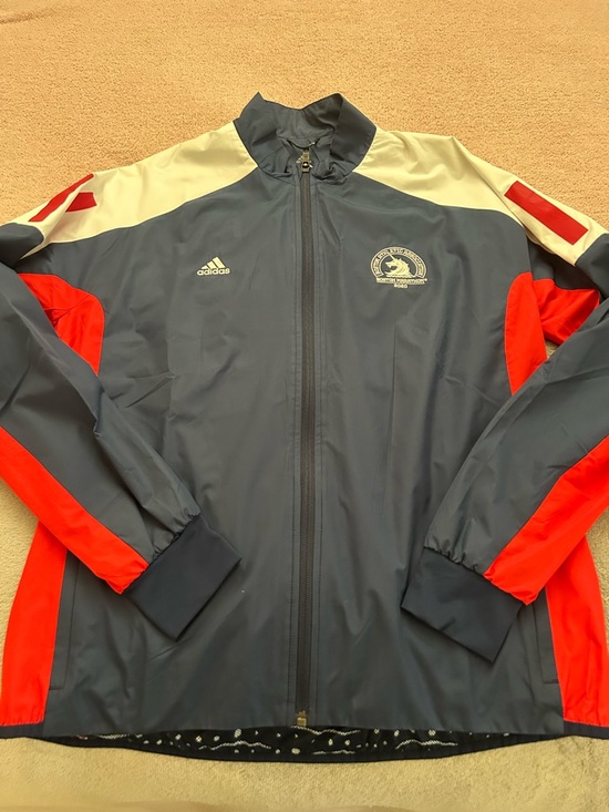 adidas Originals Jackets & Blazers - adidas Originals Navy, Red & Cream Track Windbreaker Jacket